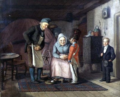 Visite aux grands-parents avant la première communion - David Monies