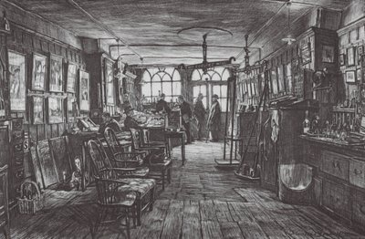 Londres : Boutique de Berry - David Muirhead (after) Bone