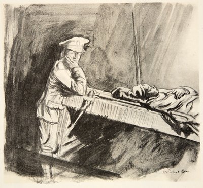 Embarquement des blessés, illustration de 