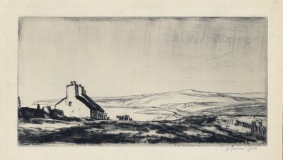 Première étude pour la route de Ballantrae - David Muirhead Bone