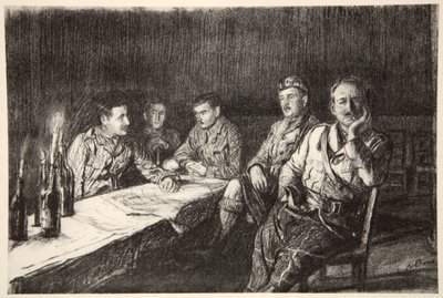 Mess des officiers des Gordon Highlanders, illustration de 