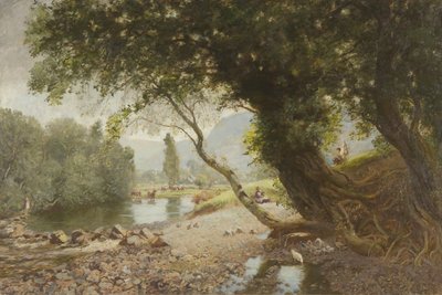 Le lierre, le chêne et le joli bouleau, Bettws-y-Coed - David Murray