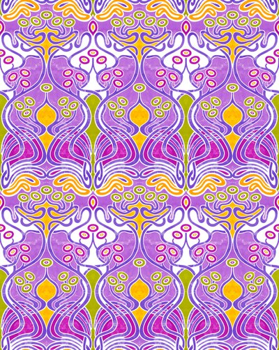 Beauclair Mauve, 2018 (technique mixte numérique) - David Newton