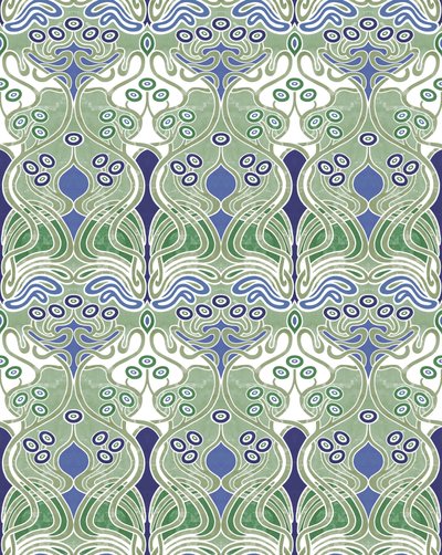 Beauclair Pale Green,2018 (technique mixte numérique) - David Newton