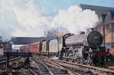 Une classe Thompson B1 déplaçant des stocks vides par un matin froid de février, 1998 - David Nolan