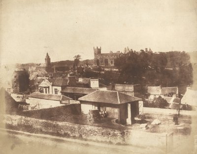 Linlithgow, depuis la gare, avec l