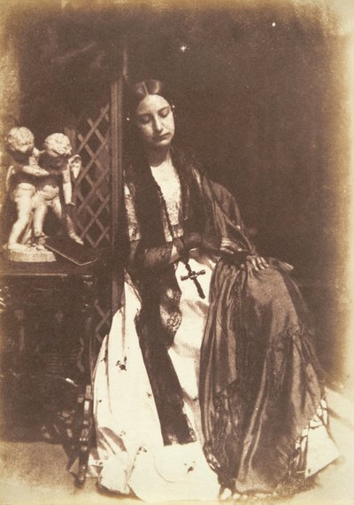 Mlle Elizabeth Rigby (1809-93) plus tard Lady Eastlake, vers 1844 - David Octavius Hill and Robert Adamson