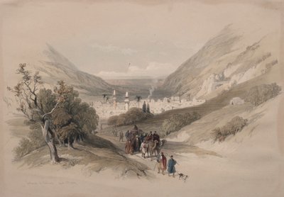 Entrée de Naplouse - David Roberts