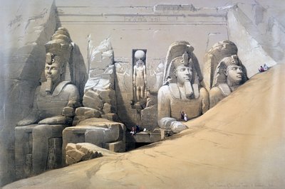Élévation frontale du Grand Temple d