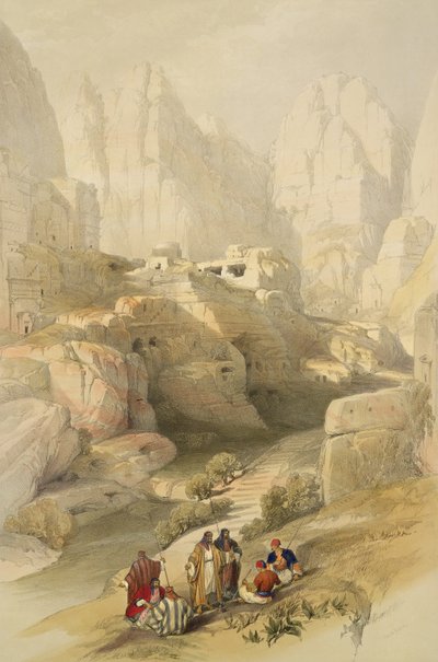 Petra, 10 mars 1839, planche 104 du Volume III de 