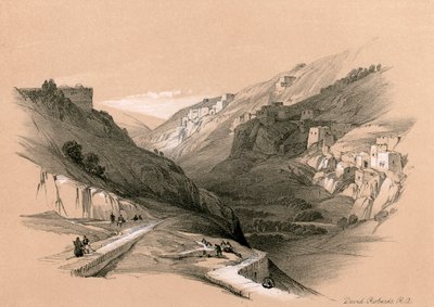 La piscine inférieure de Siloé, 1855 - David Roberts