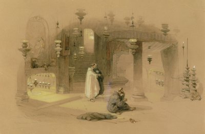 Le Sanctuaire de la Sainte Nativité, Bethléem, 1839 - David Roberts