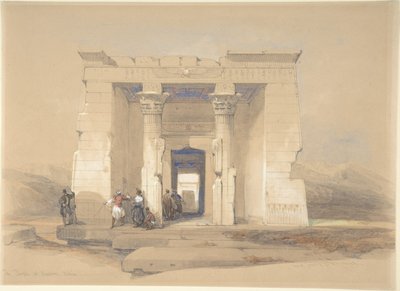 Le temple de Dendur, en Nubie - David Roberts