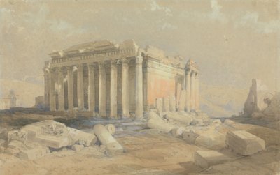 Le temple de Baalbec - David Roberts