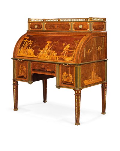 Bureau cylindre mécanique, Neuwied, c.1776-79 - David Roentgen