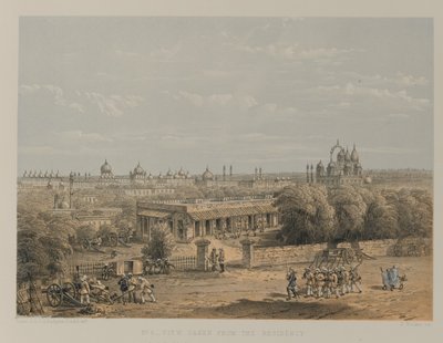Vue prise de la Résidence - David Scott Lieutenant Colonel (after) Dodgson