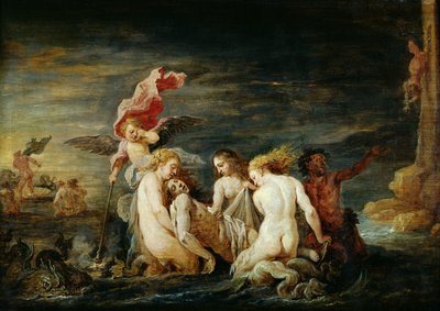 Héros et Léandre: Léandre trouvé par les Néréides, copie d