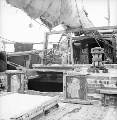 À bord du jonque de commerce Foochow 3179 ancré à Weihaiwei - David Watkin Waters