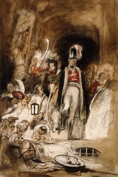 Étude pour "Sir David Baird découvrant le corps de Tipu Sahib", 1838 - David Wilkie