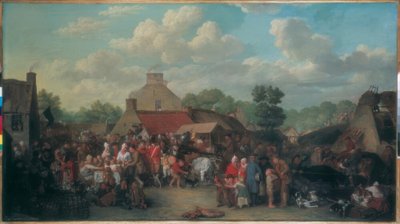 Pitlessie fair - David Wilkie