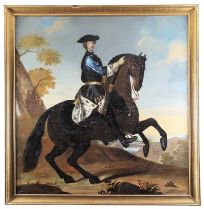 Porträt, Reiter - David von Krafft