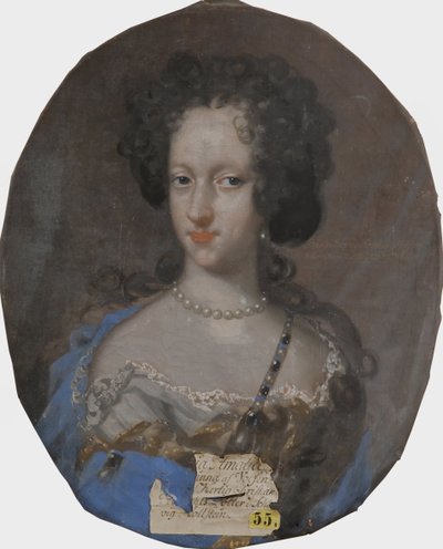 Portrait de la princesse Sophie Amalie de Holstein-Gottorp (1670-1710), duchesse de Brunswick-Lunebourg - David von Krafft