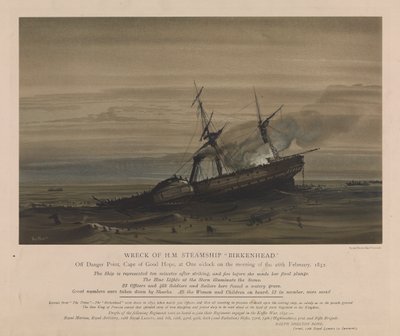 Naufrage du H.M. Steamship 