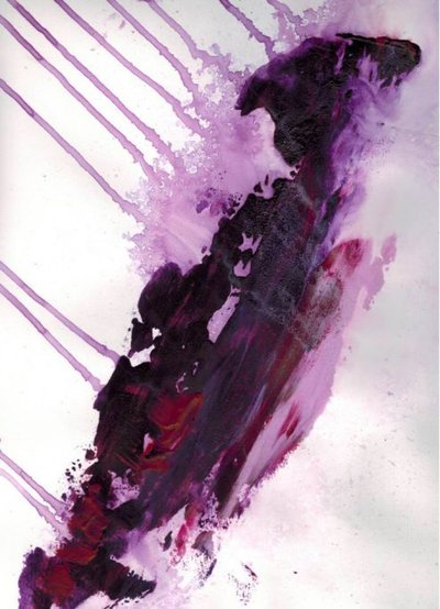 Abstrait « Fluid Purple » - Deb Chaney