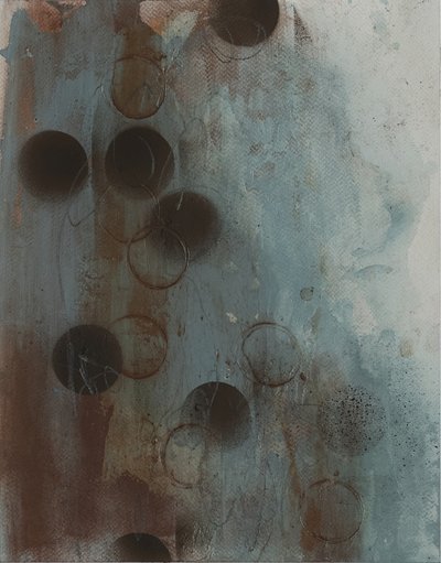 Cercles abstraits aux tons discrets - Deb Chaney