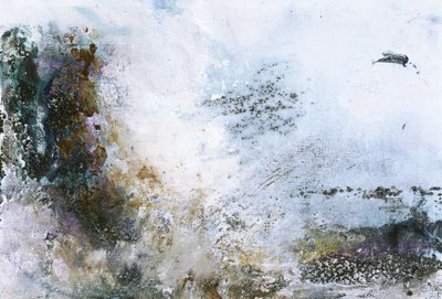 Flux abstrait organique aux tons discrets - Deb Chaney