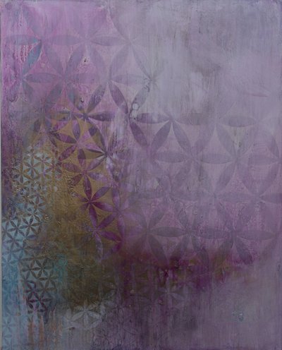 Vie florale : or et violet - Deb Chaney