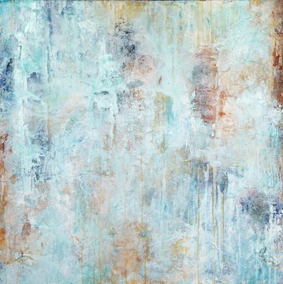 Abstrait « Tranquil Aqua » - Deb Chaney