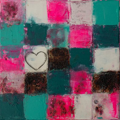 Carrés « Cœur vibrant » - Deb Chaney