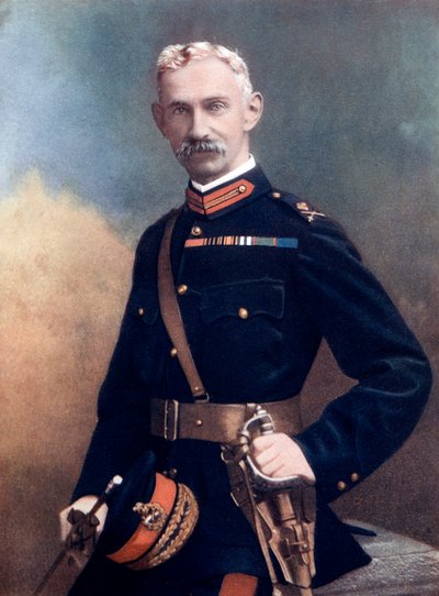 Major-Général G Barton, commandant la 6e brigade d