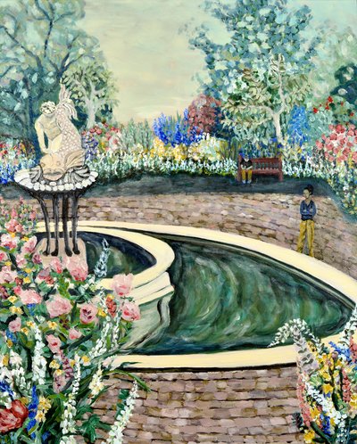 Jardin de la Reine, 2020 (acrylique sur toile) - Deborah Eve Alastra