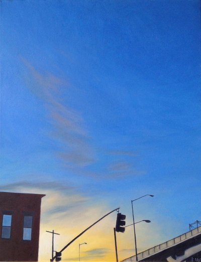 Crépuscule à Brooklyn par le BQE, 2012 - Deborah Stevenson