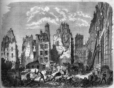 Transformations de Paris sous le Second Empire, Haussmann Paris. Destruction d