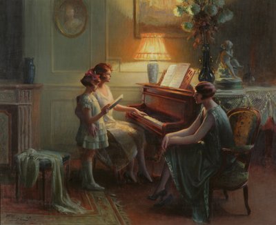 La leçon de chant - Delphin Enjolras