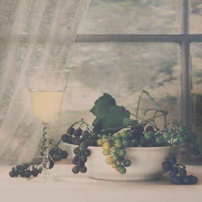 Raisins et vin rustiques - Delphine Devos