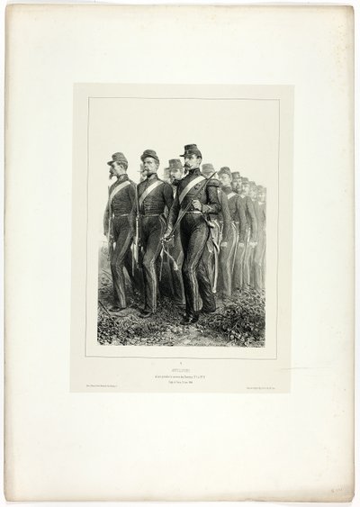 Artilleurs, de Souvenirs d’Italie: Expédition de Rome - Denis Auguste Marie Raffet