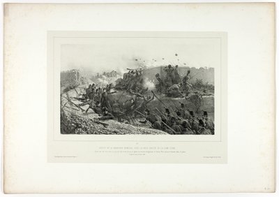 Sortie de la garnison romaine..., de Souvenirs d’Italie: Expédition de Rome - Denis Auguste Marie Raffet