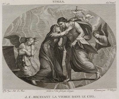 Denis-Sébastien Leroy, Antoine-Claude-François Villerey et Lerouge - Jésus Christ recevant la Vierge dans le ciel, d