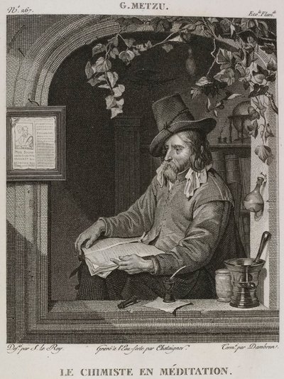 Denis-Sébastien Leroy, Chataigner et Dambrun - Le Chimiste en méditation, d