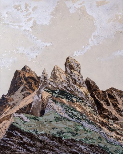 Montagnes aux textures terreuses - Denise Quah