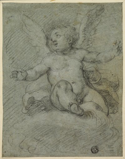 Putto assis sur des nuages - Denys Calvaert