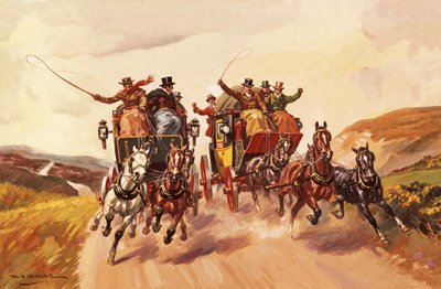 Course entre les diligences - Derek Charles Eyles
