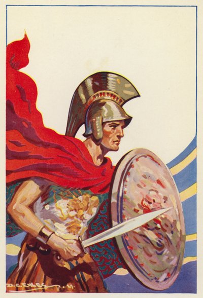 Ulysse (lithographie couleur) - Derek Charles Eyles