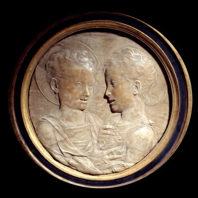Jésus-Christ et Saint Jean-Baptiste enfants - Desiderio da Settignano