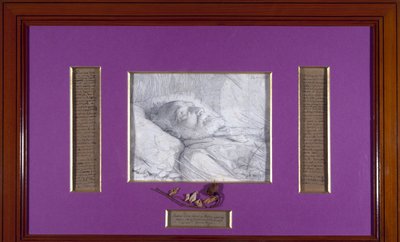 Victor Hugo sur son lit de mort, circa 1885 - Desire Francois Laugee