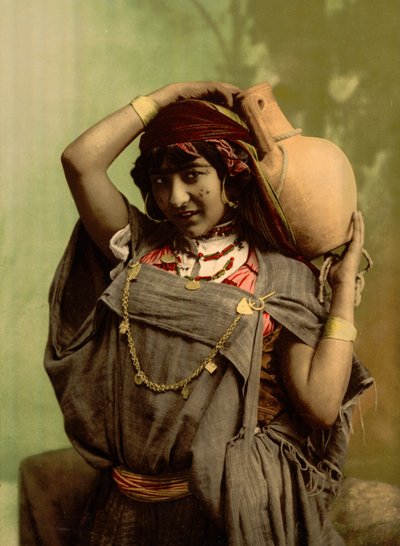 Une femme bédouine, Tunis, Tunisie - Detroit Photographic Co.
